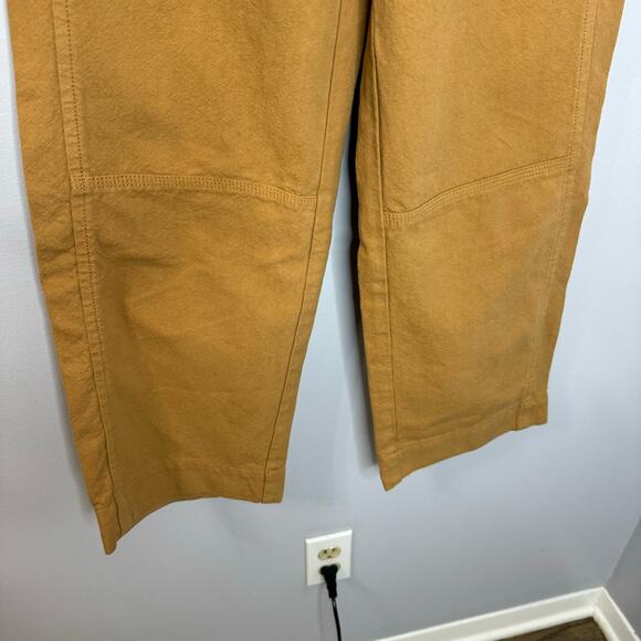 Everlane The Canvas Organic Cotton Pull-On Pant Relaxed Fit Cappuccino - Picture 9 of 13